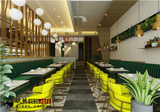 銀川啟香餐廳裝修設(shè)計案例_銀川餐廳裝修公司_COY