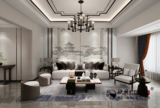 銀川別墅裝修|銀川別墅裝修設(shè)計|镹臻裝修網(wǎng) 一樓公區(qū)_View03.jpg