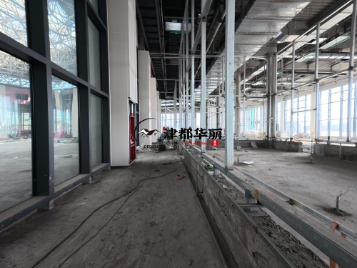 銀川設計裝修公司|銀川智越辦公樓裝修設計項目現(xiàn)場工藝指導